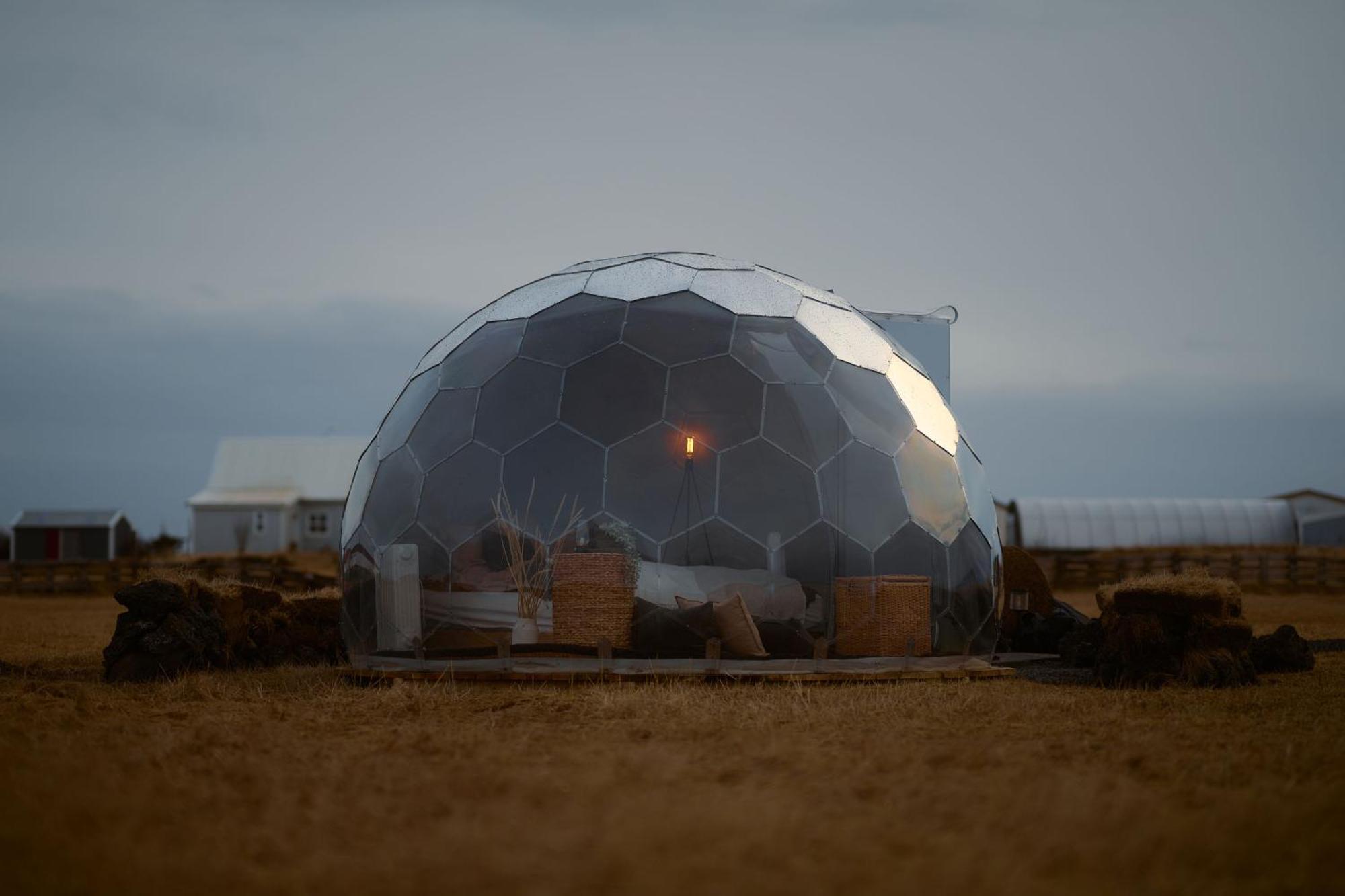 Helja Stay Glamping Domes Hella Exteriör bild